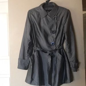 ANNE KLEIN belted spring short coat